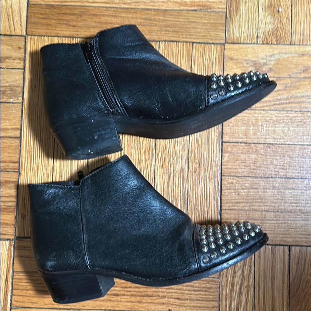Studded ankle boots by steve madden